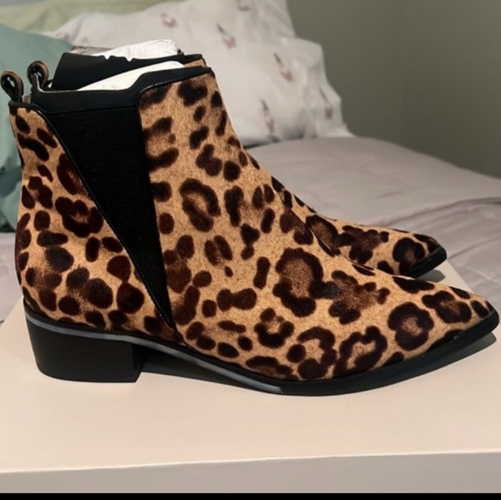 Marc Fisher Animal Print Ankle Booties